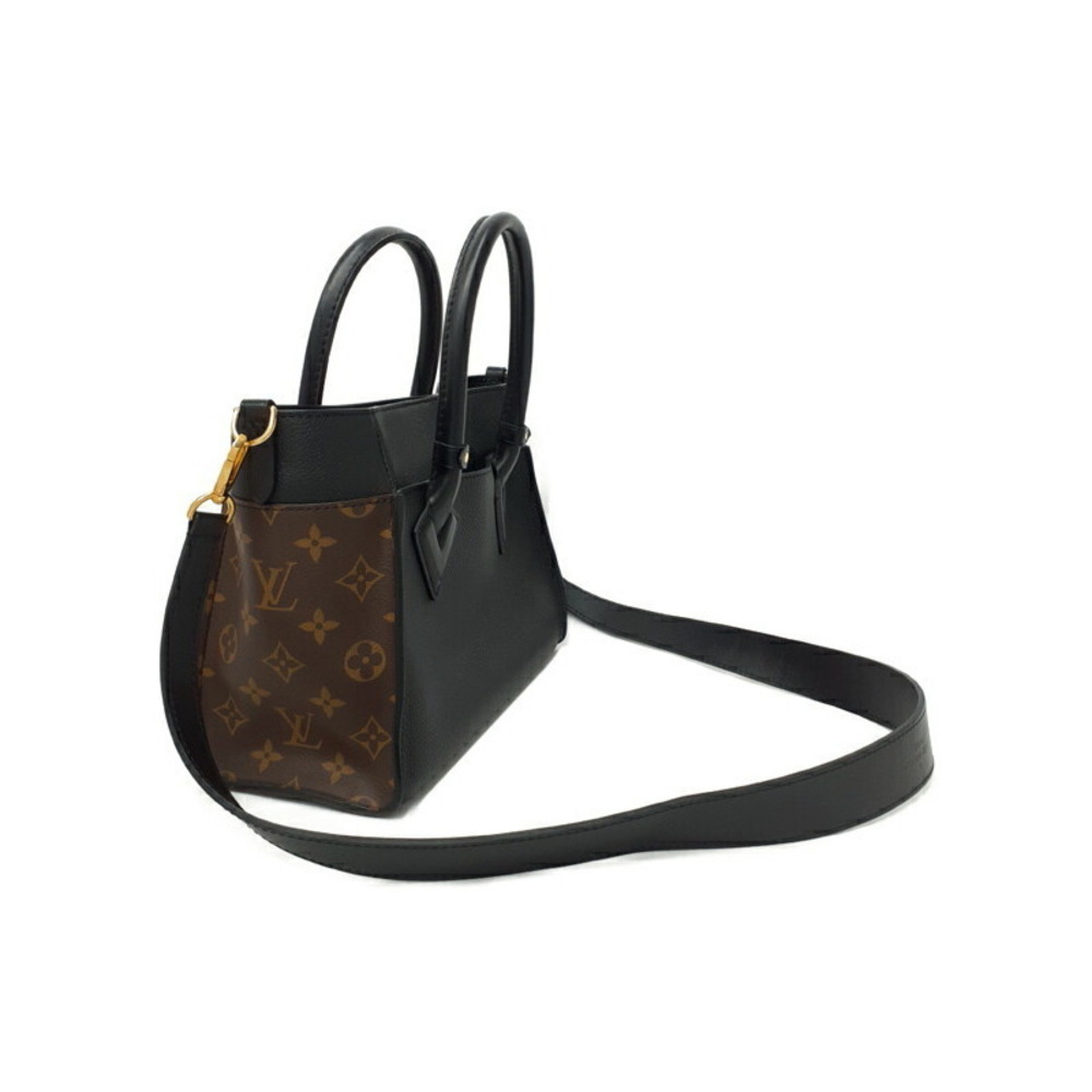Louis Vuitton Side Leather On Monogram Bag Brown My